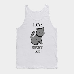 GREY CAT Tank Top